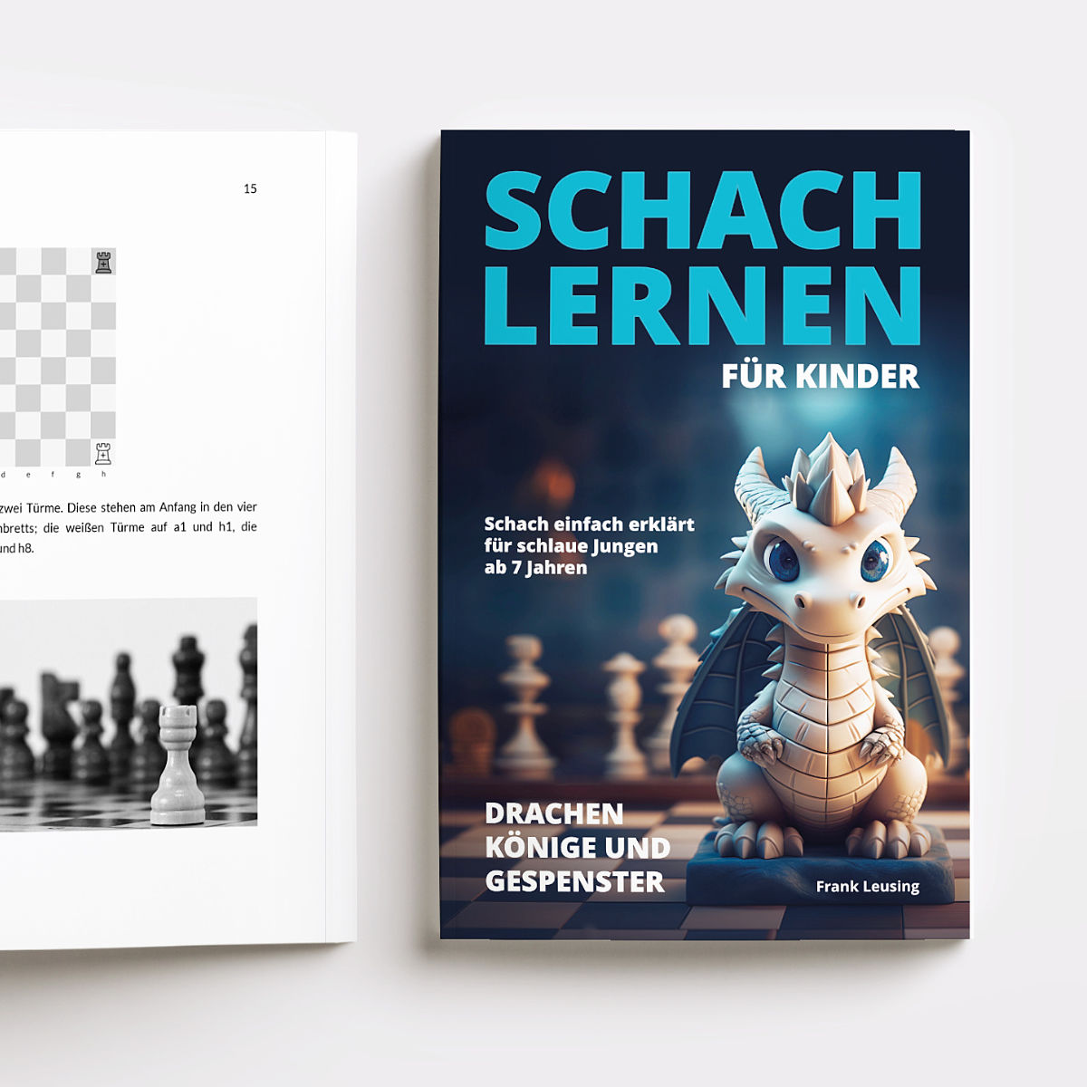 Buchcover Schach lernen für schlaue Jungen