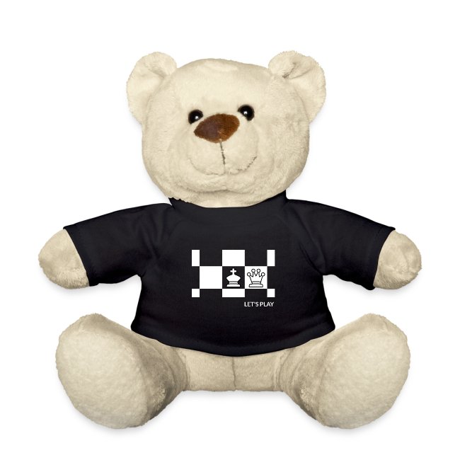 Teddybär mit Schach-T-Shirt