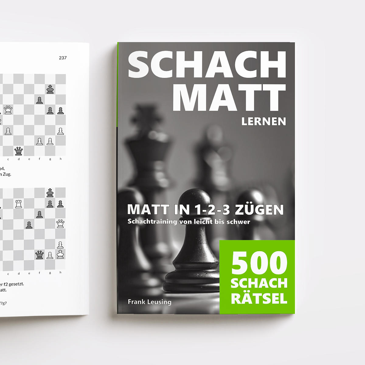 Buchcover Matt in 1-2-3 Zügen