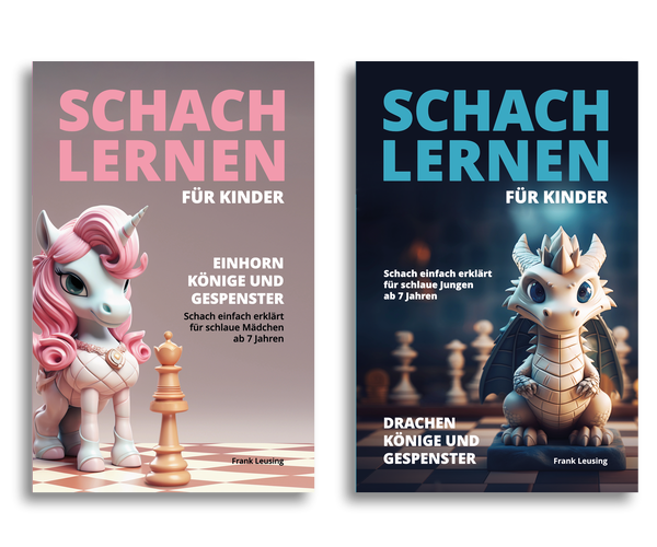 Schachbücher für Jungen und Mädchen, von Frank Leusing